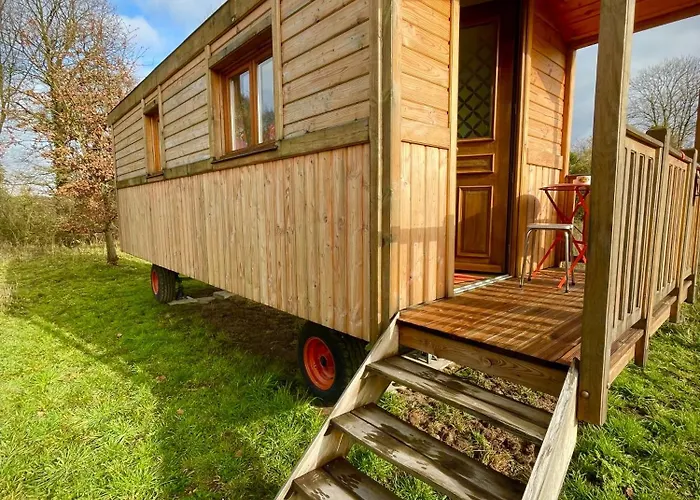 Luxuszelt Roulotte Seventies *